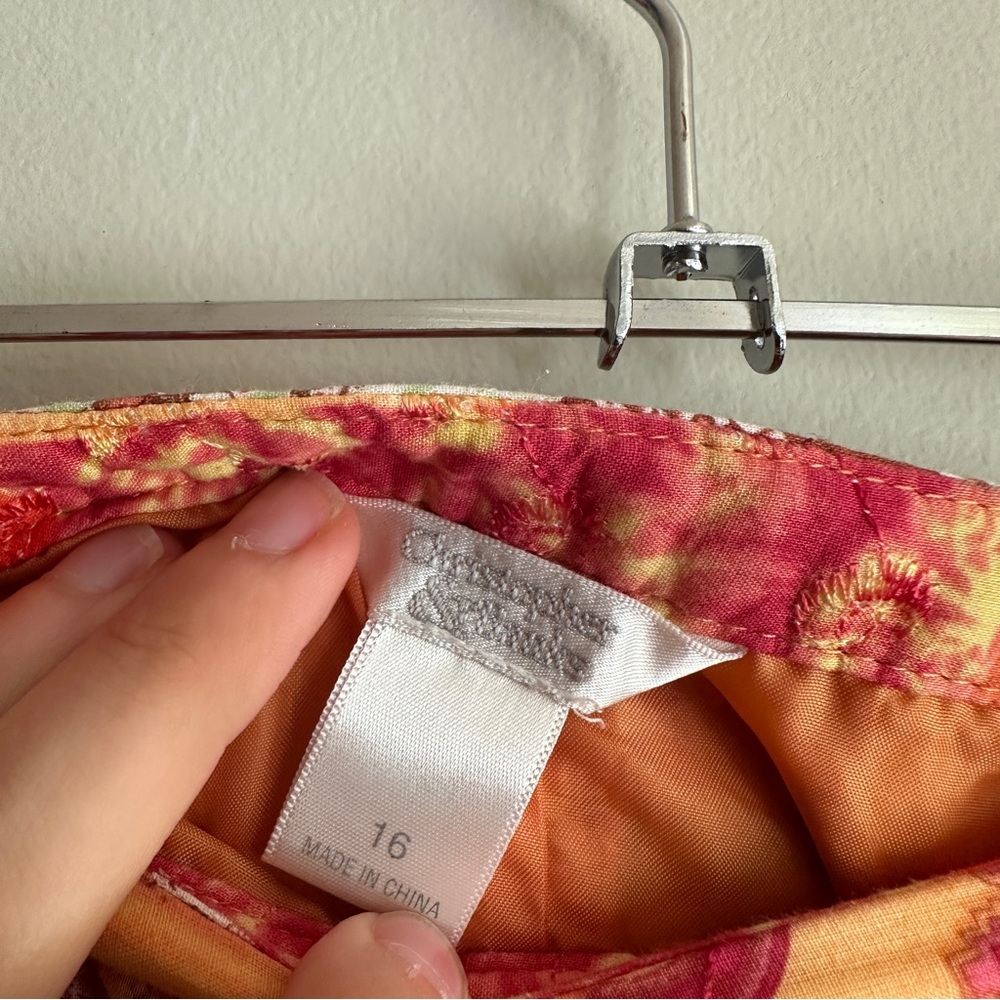 Christopher & Banks Colorful Patchwork A-Line Skirt - Picture 6 of 10